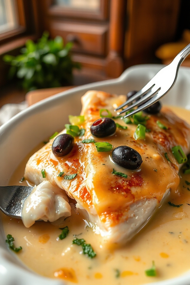 baked sole with white wine