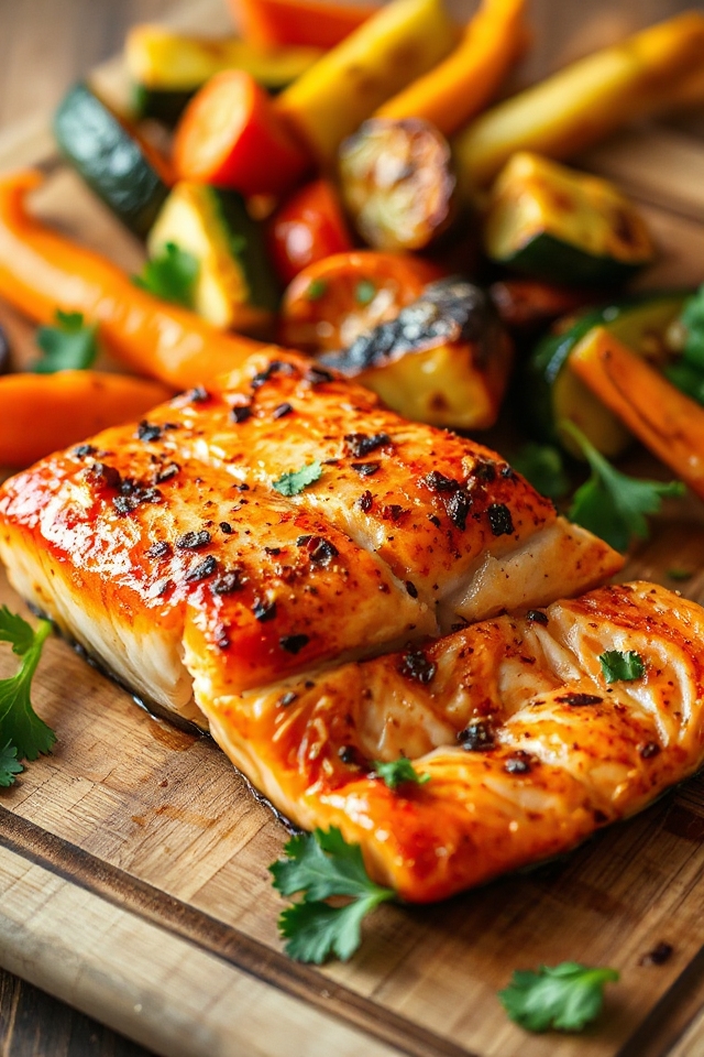 cajun salmon broiled perfection