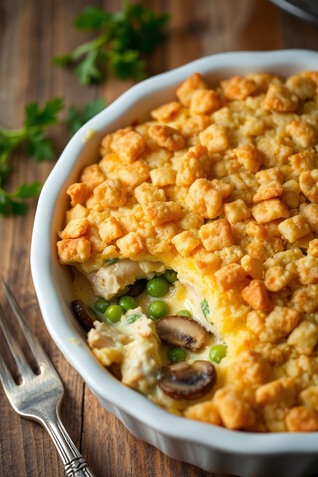 creamy tuna noodle casserole