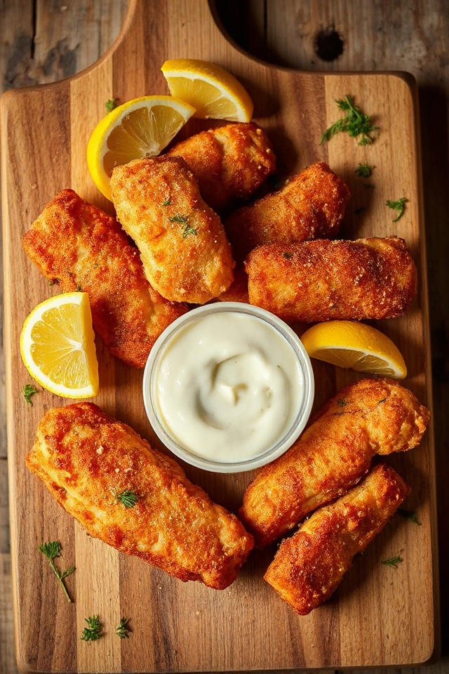 crispy fish fingers recipe