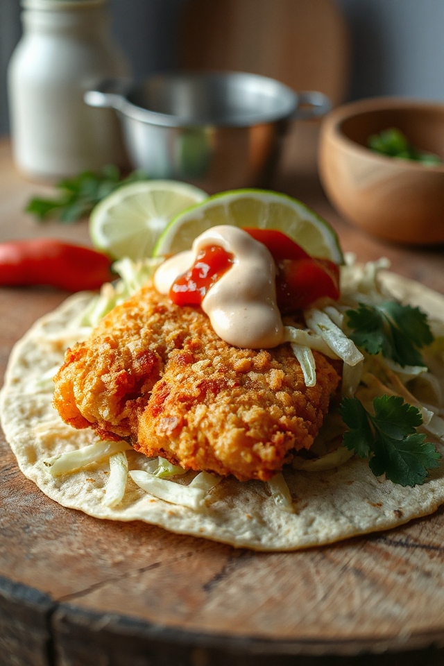 crispy fish taco delight