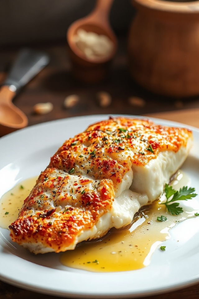 crispy garlic butter catfish