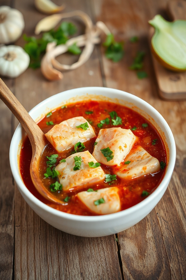 delicious homemade fish stew