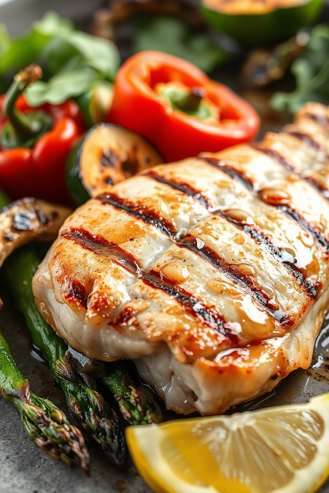 grilled swordfish with marinade