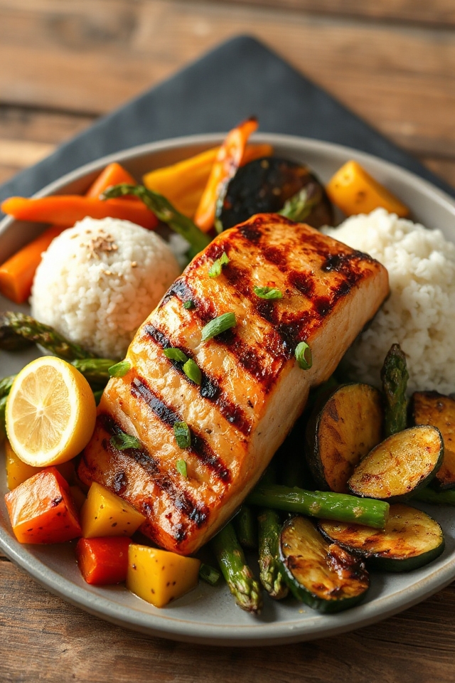 grilled teriyaki salmon recipe