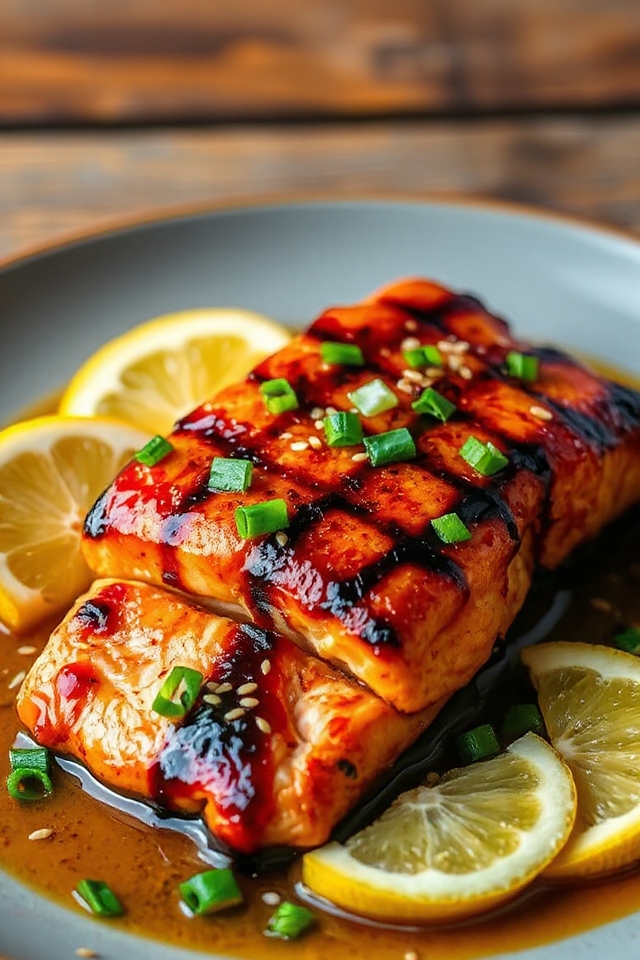 grilled teriyaki salmon recipe