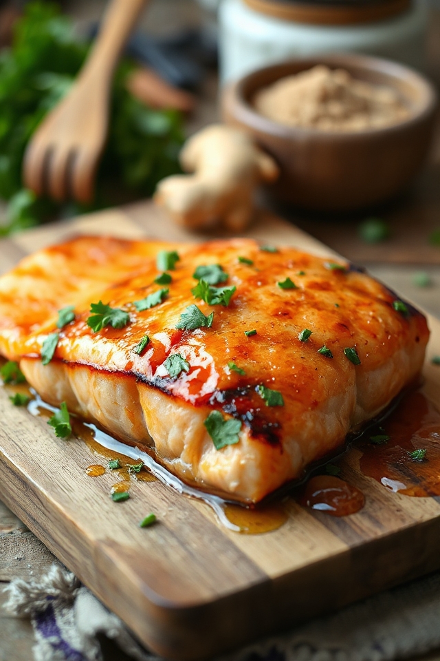 honey bourbon salmon recipe