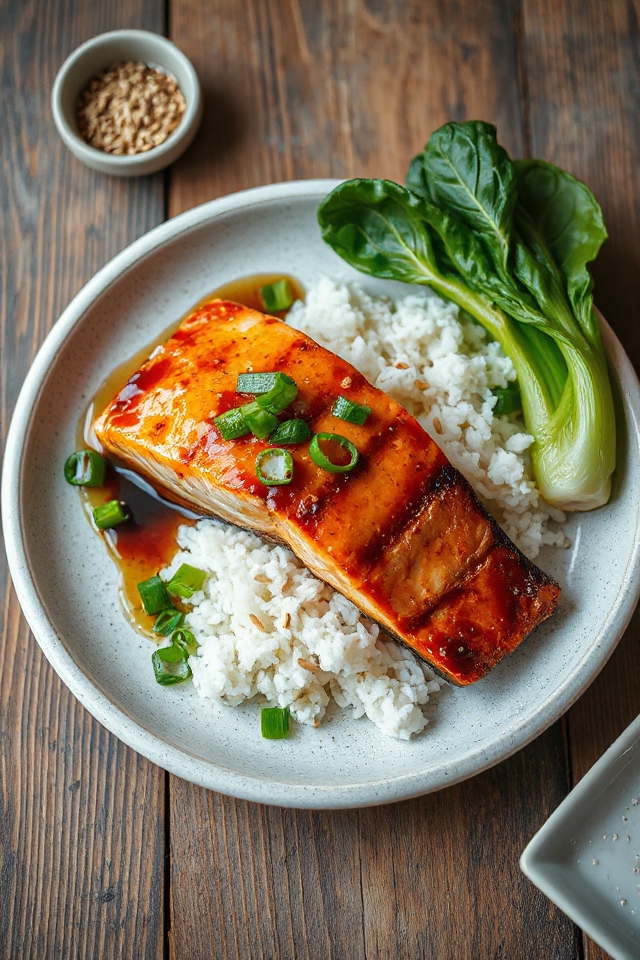 honey soy glazed salmon