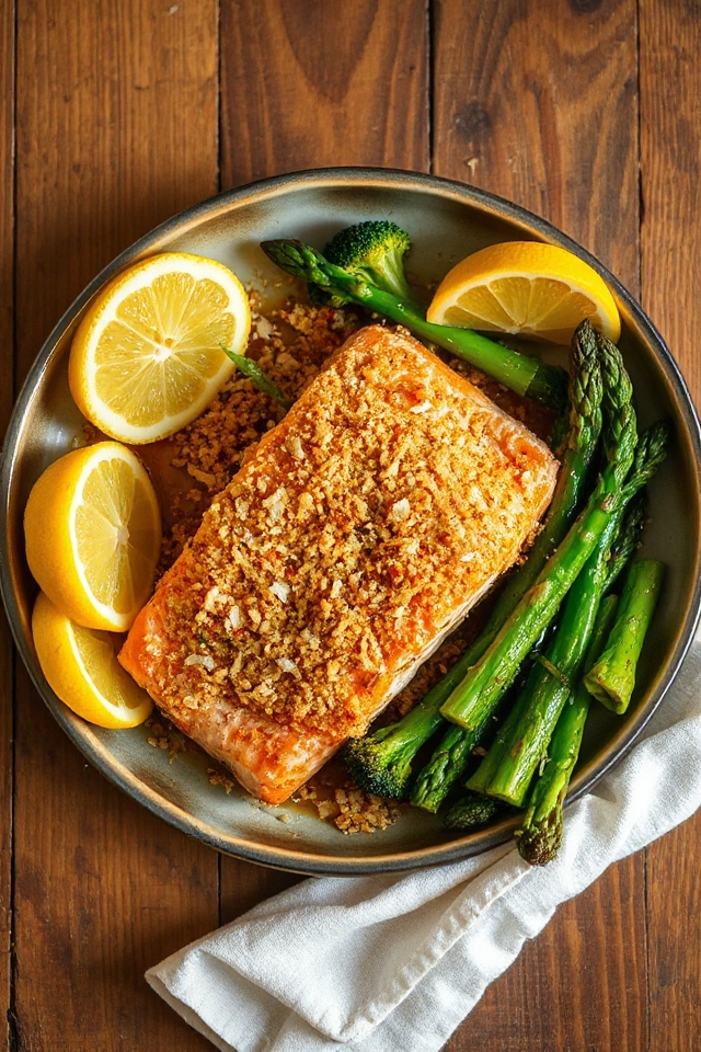 lemon flavored baked salmon recipe