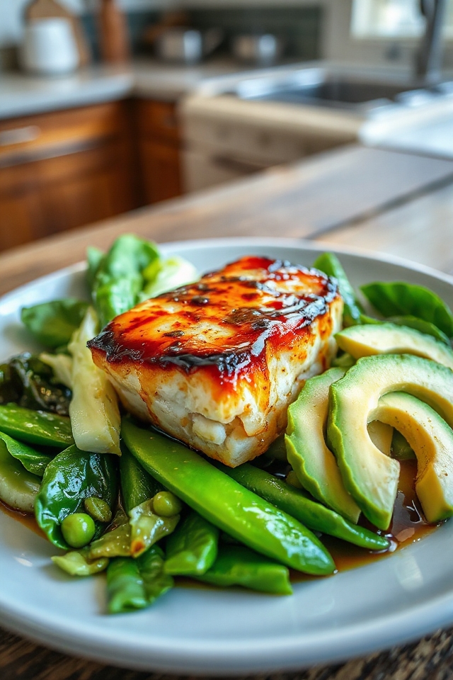 miso glazed cod preparation