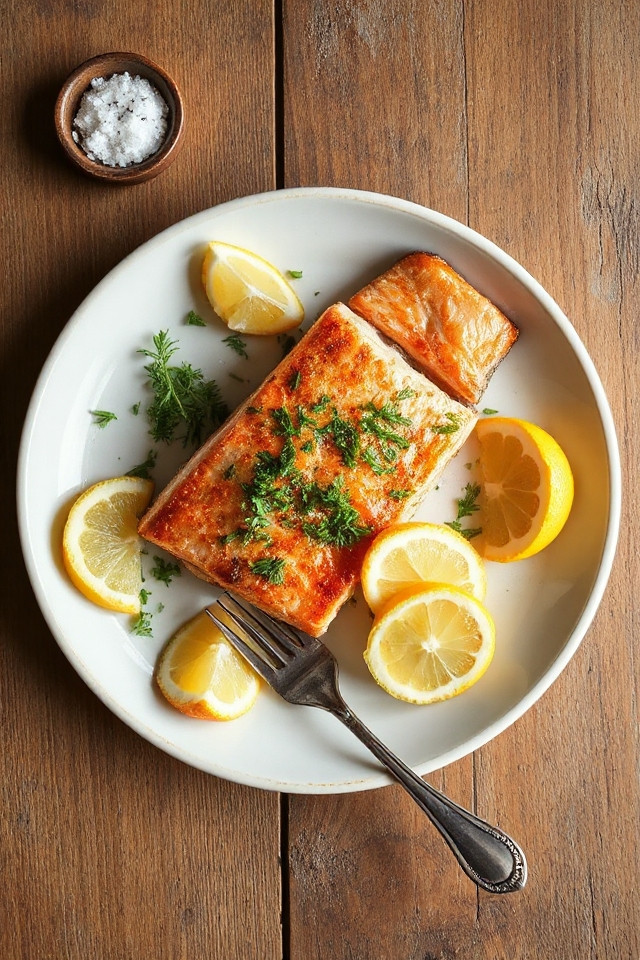 pan seared salmon preparation