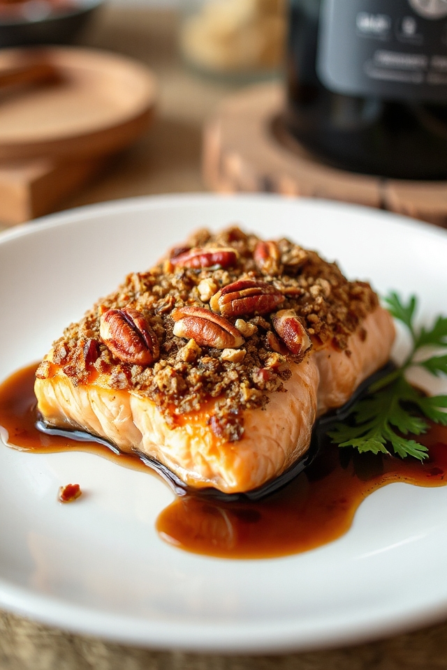 pecan crusted salmon recipe