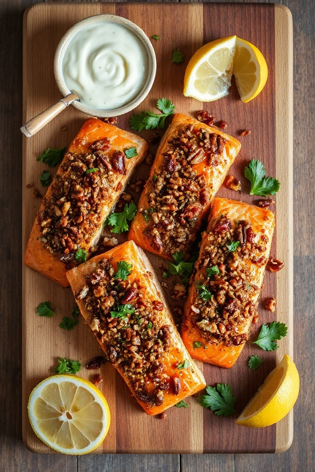 pecan crusted salmon recipe