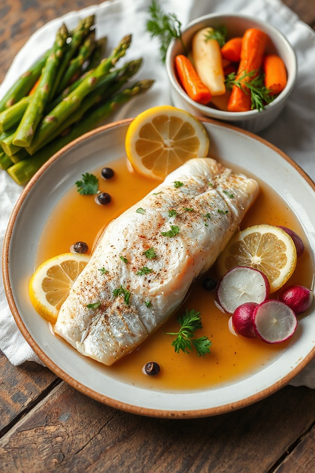 poached fish cooking method