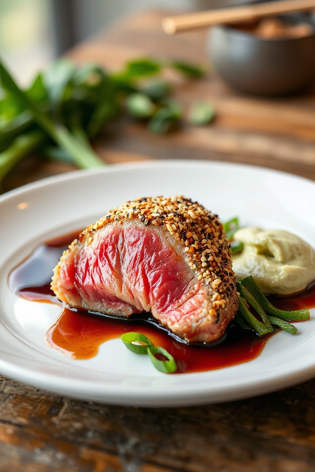sesame crusted tuna recipe