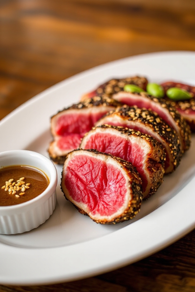 sesame seared tuna recipe