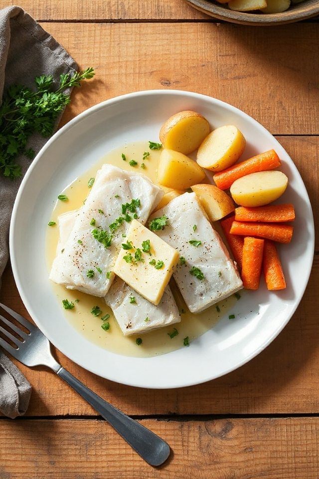 simple boiled cod recipe