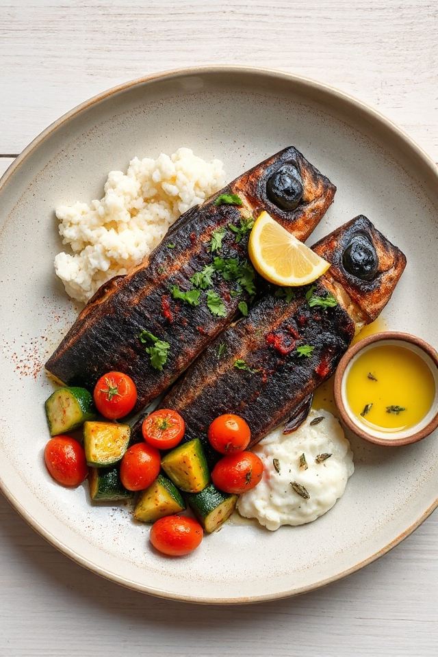 spicy grilled fish dish