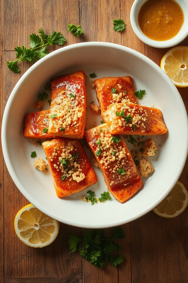 sweet and savory salmon