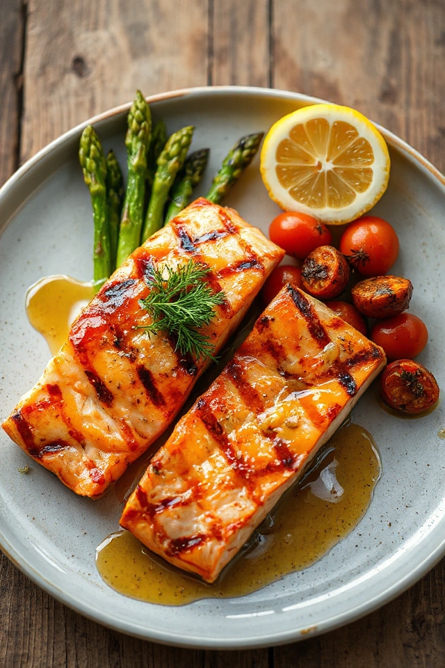 sweet and savory salmon