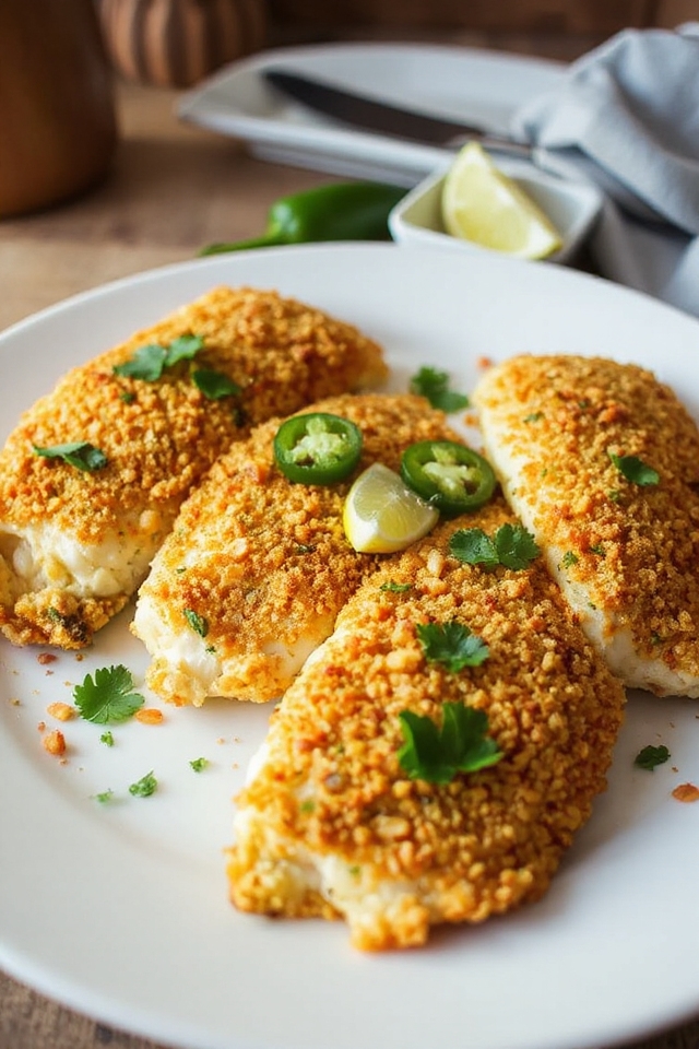 tortilla crusted tilapia recipe